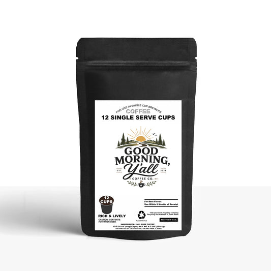 12 Pack Single Serve Coffee Capsules